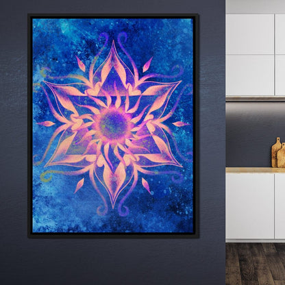 Pink Mandala Canvas Wall Art