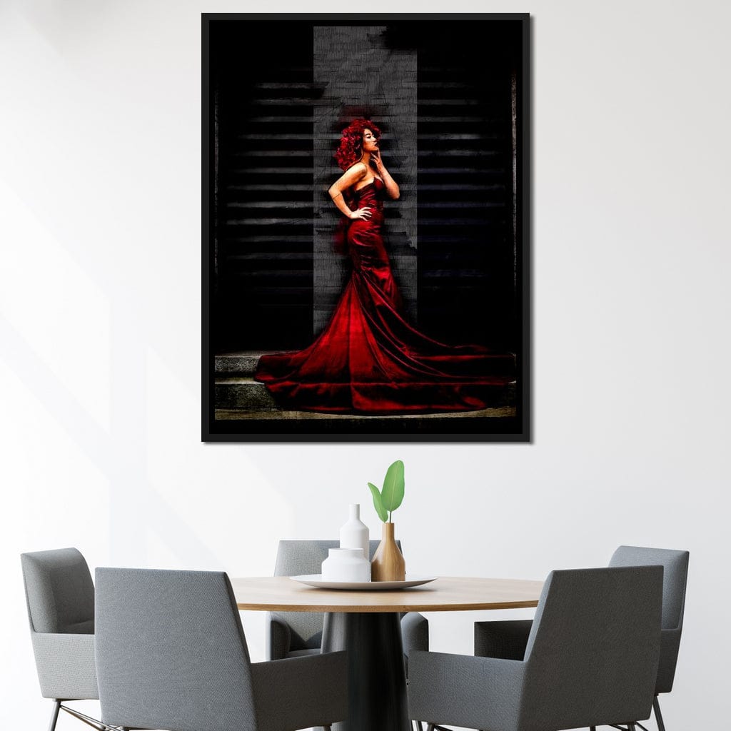 Red Passion Canvas Wall Art