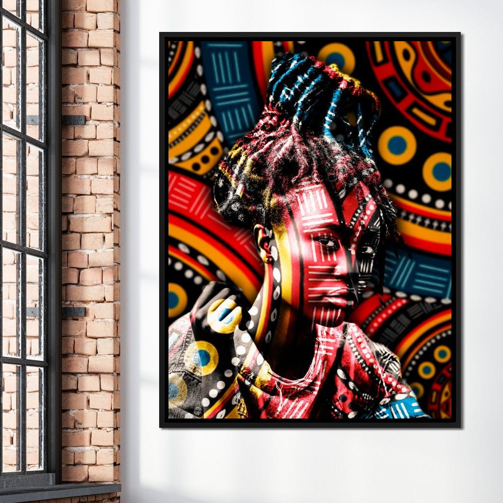 Colorful Portrait Canvas Wall Art