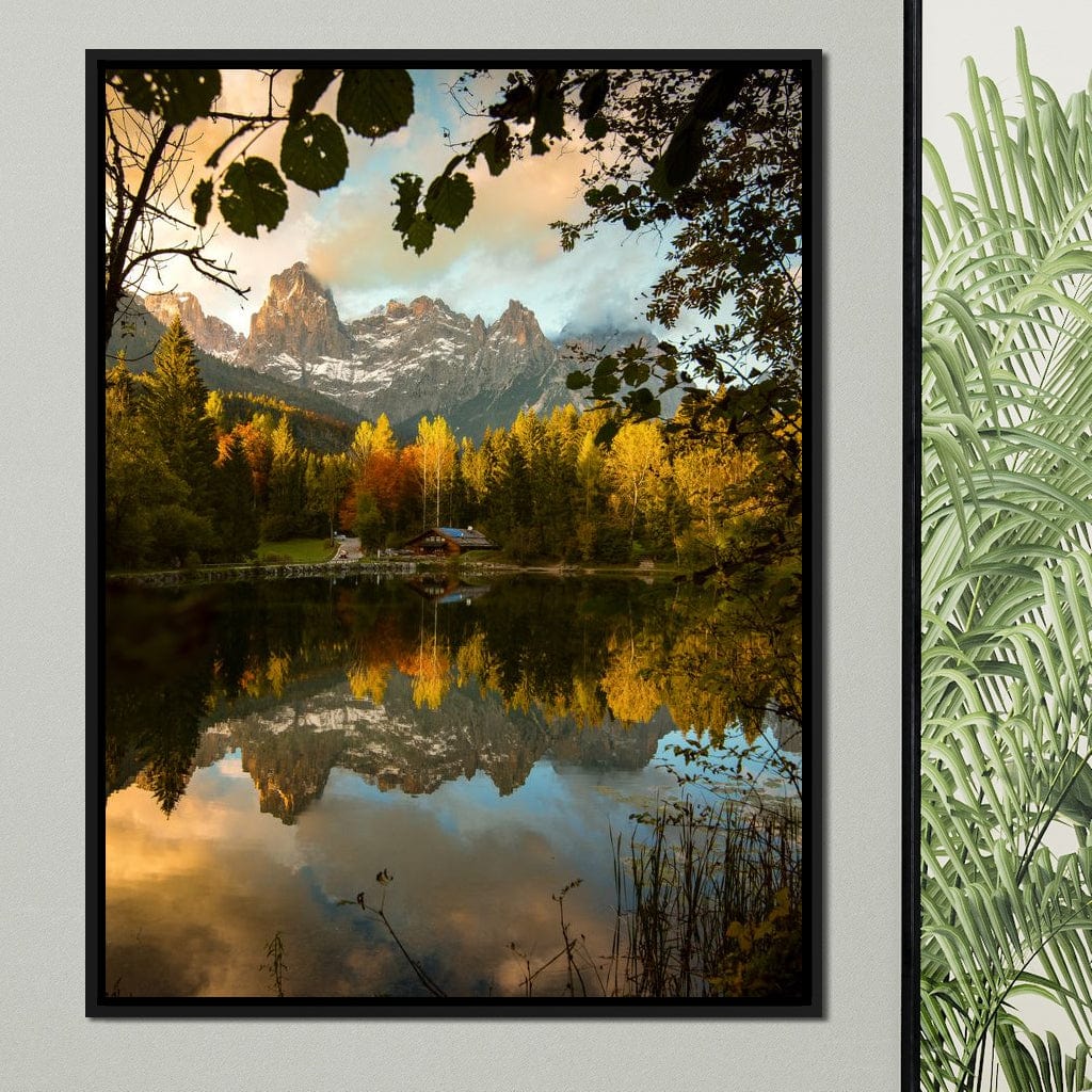 Lake Welsperg Canvas Wall Art