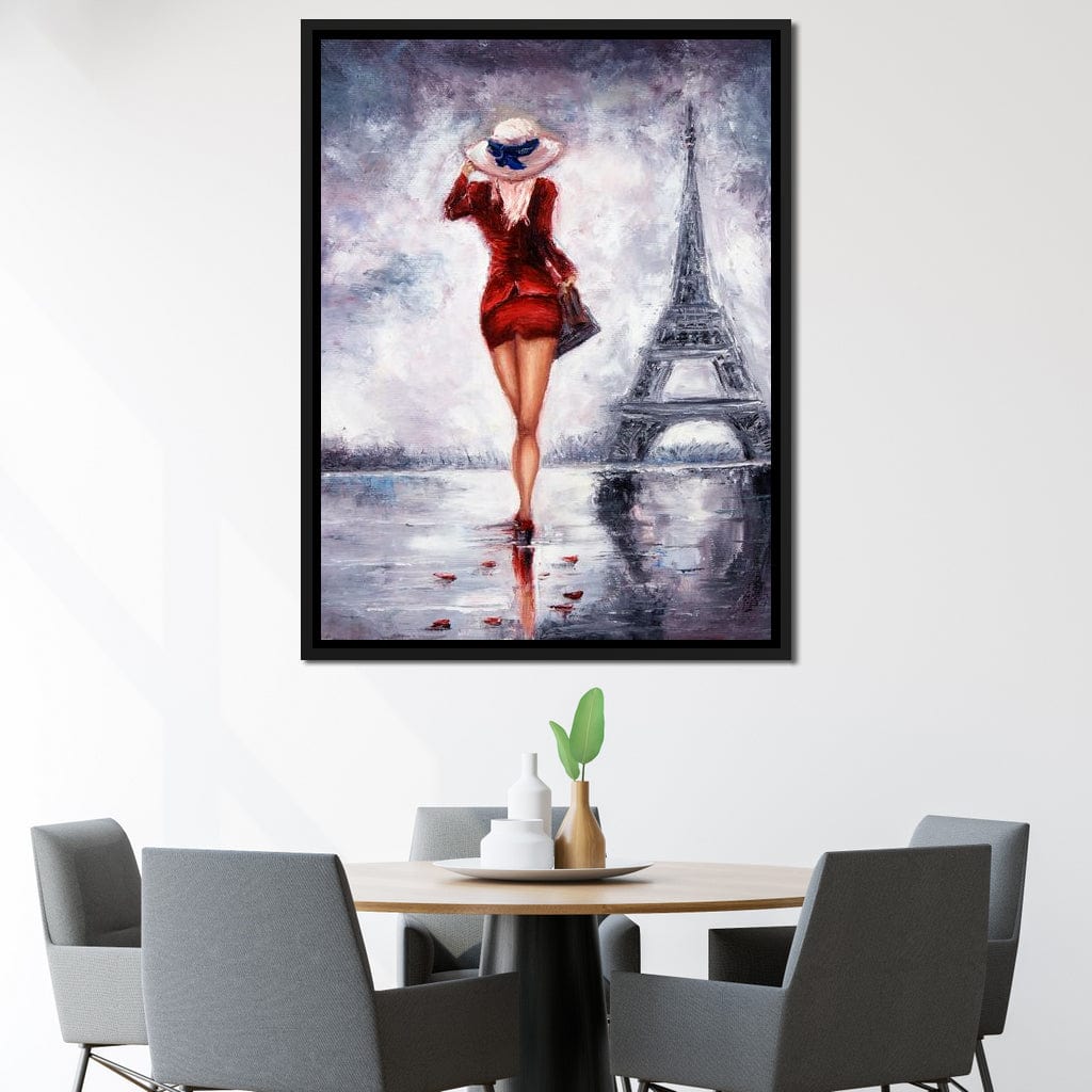 Looking for Love in Paris Canvas Wall Art
