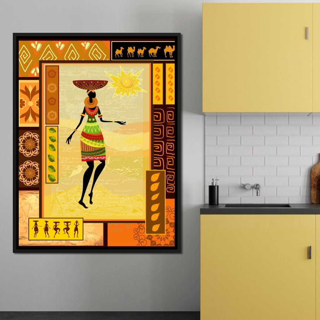 African Art Canvas Wall Art