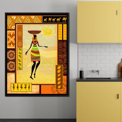 African Art Canvas Wall Art
