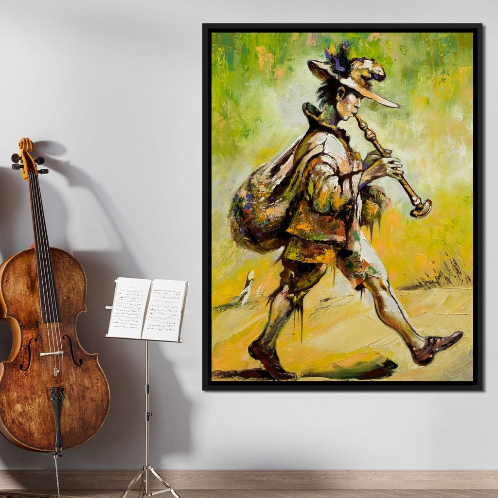 Wandering Troubadour Canvas Wall Art