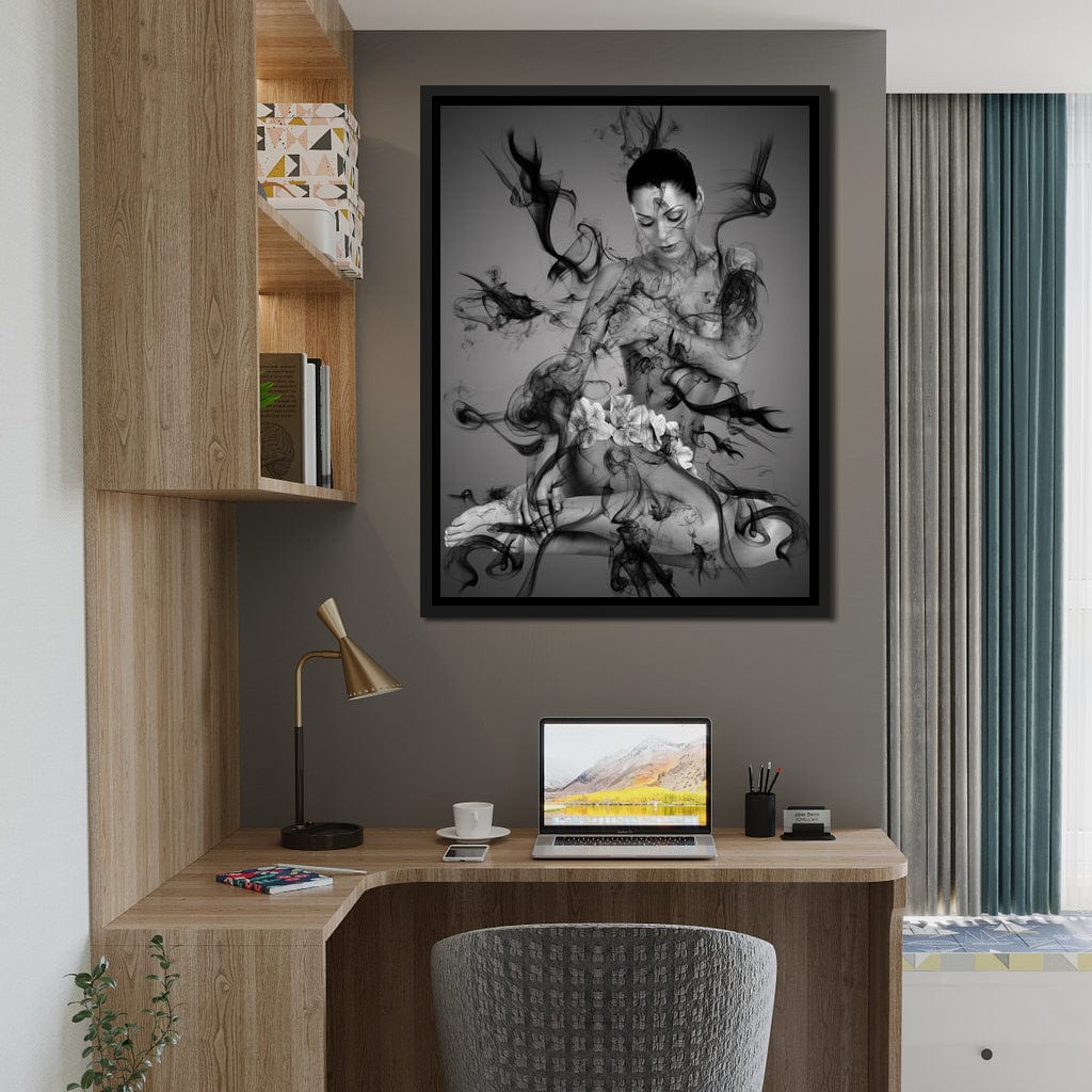 The Smoke Collection 07 Canvas Wall Art