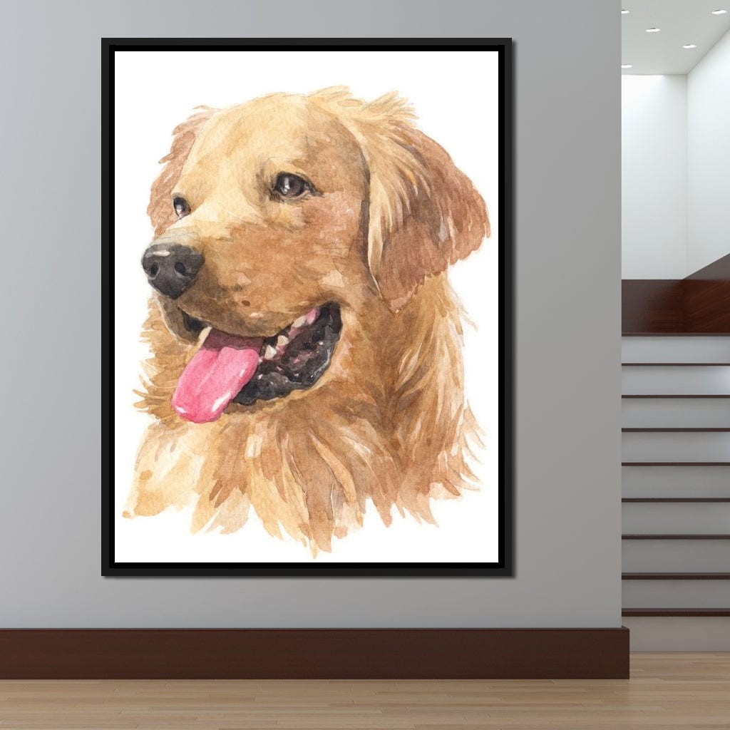 Golden Retriever Canvas Wall Art