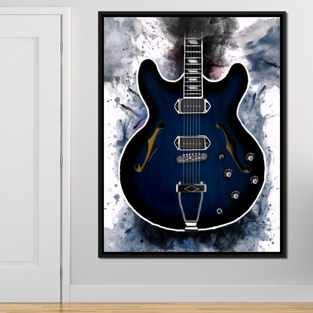 Gary Clark Jr's Electric Guitar Canvas Wall Art