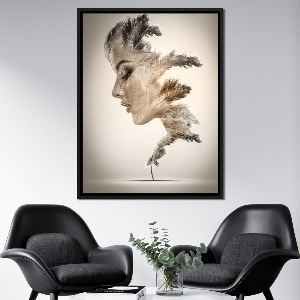 Feathers Canvas Wall Art