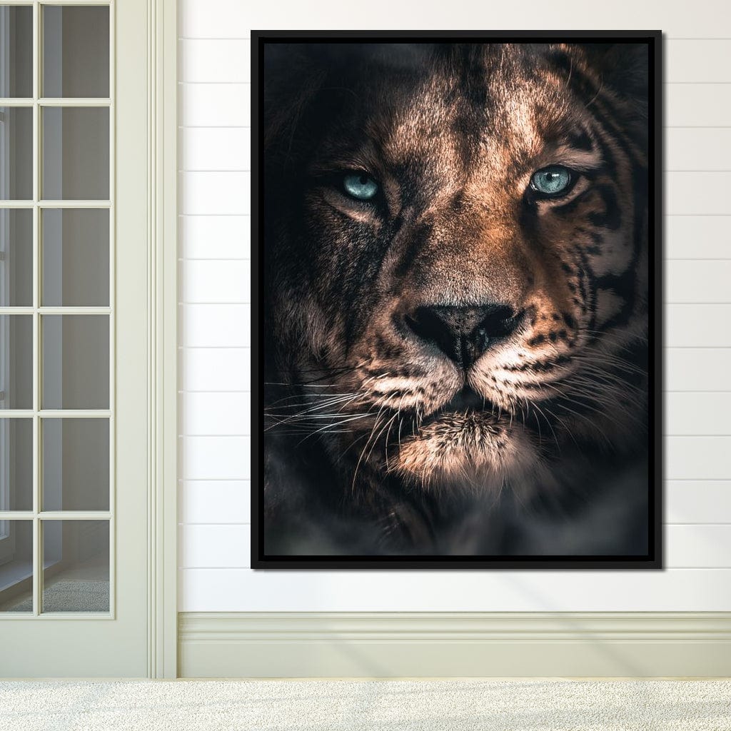 Lion Tiger Canvas Wall Art