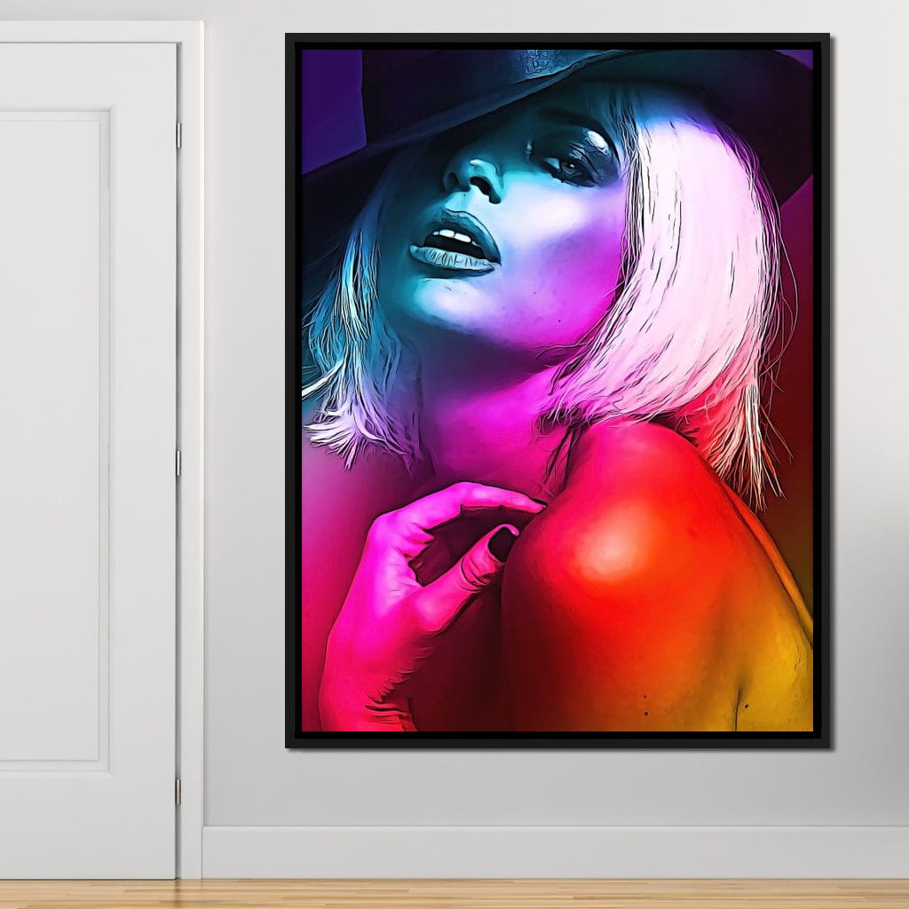 Seductive Blonde 1 Canvas Wall Art