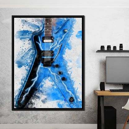 Dimebag Darrell's Guitar Canvas Wall Art