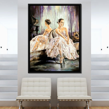 Ballet Conservatory Canvas Wall Art