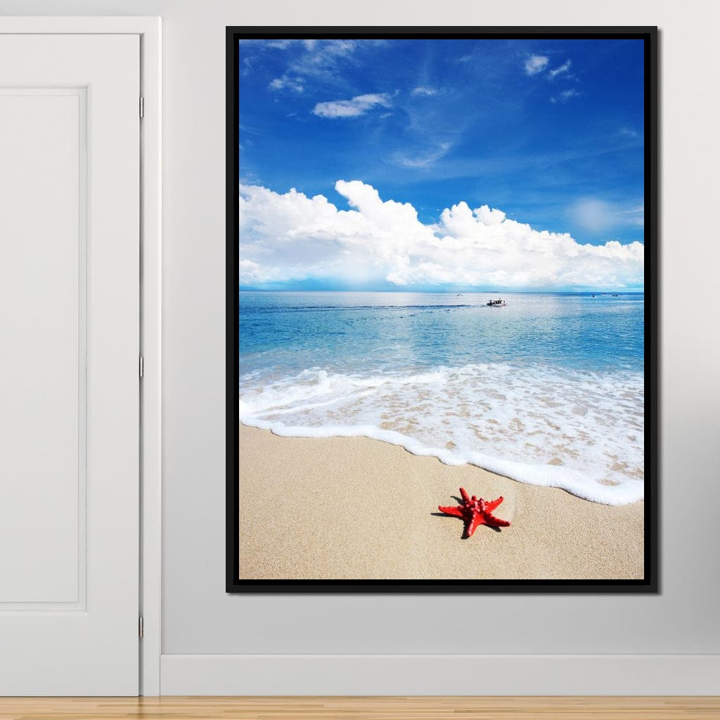 Caribbean Beach Canvas Wall Art
