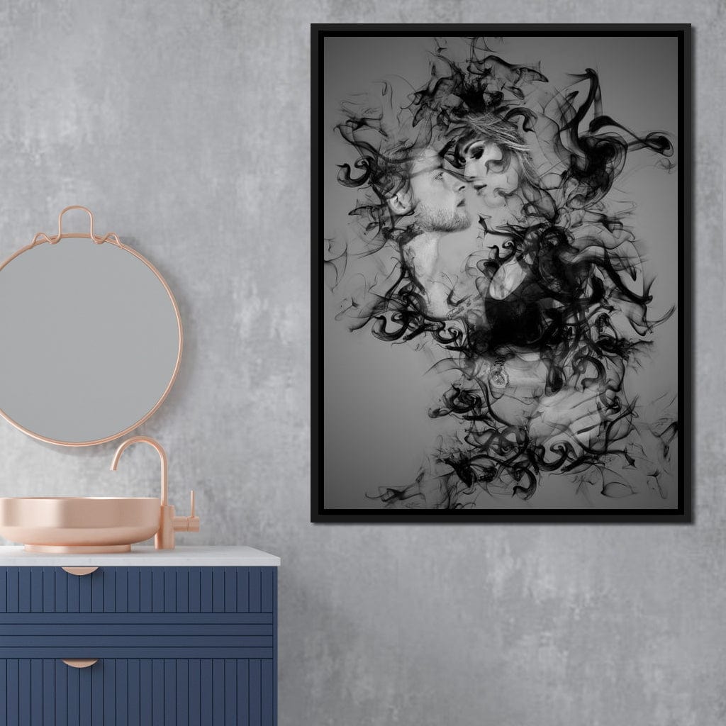 The Smoke Collection 06 Canvas Wall Art