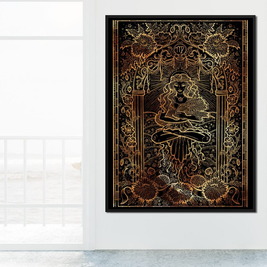 Zodiac sign Virgo Canvas Wall Art