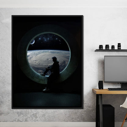 Planet View Canvas Wall Art