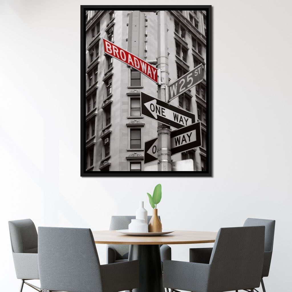 Broadway Canvas Wall Art
