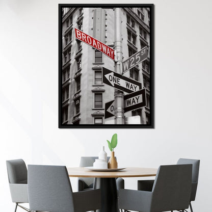 Broadway Canvas Wall Art