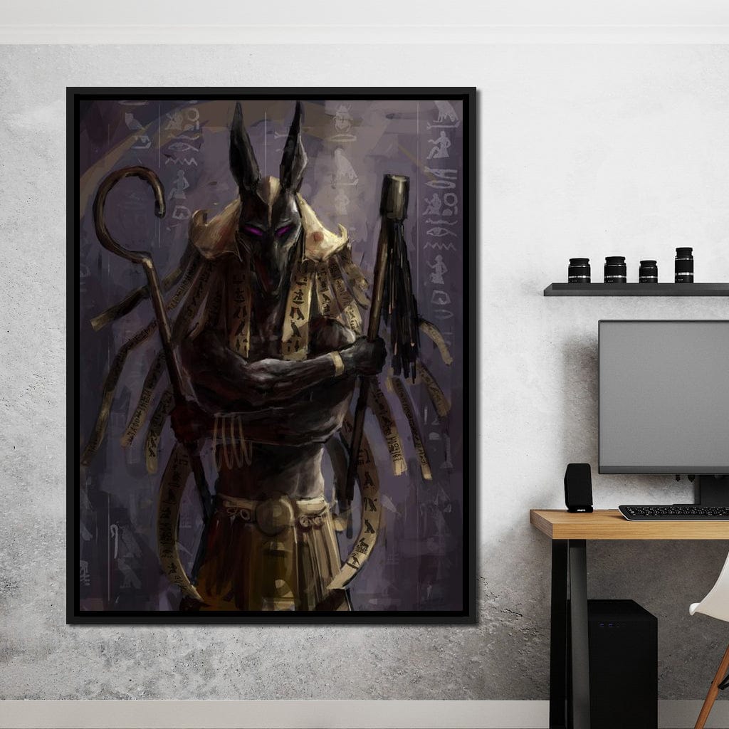Anubis Canvas Wall Art
