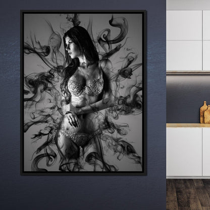 The Smoke Collection 08 Canvas Wall Art