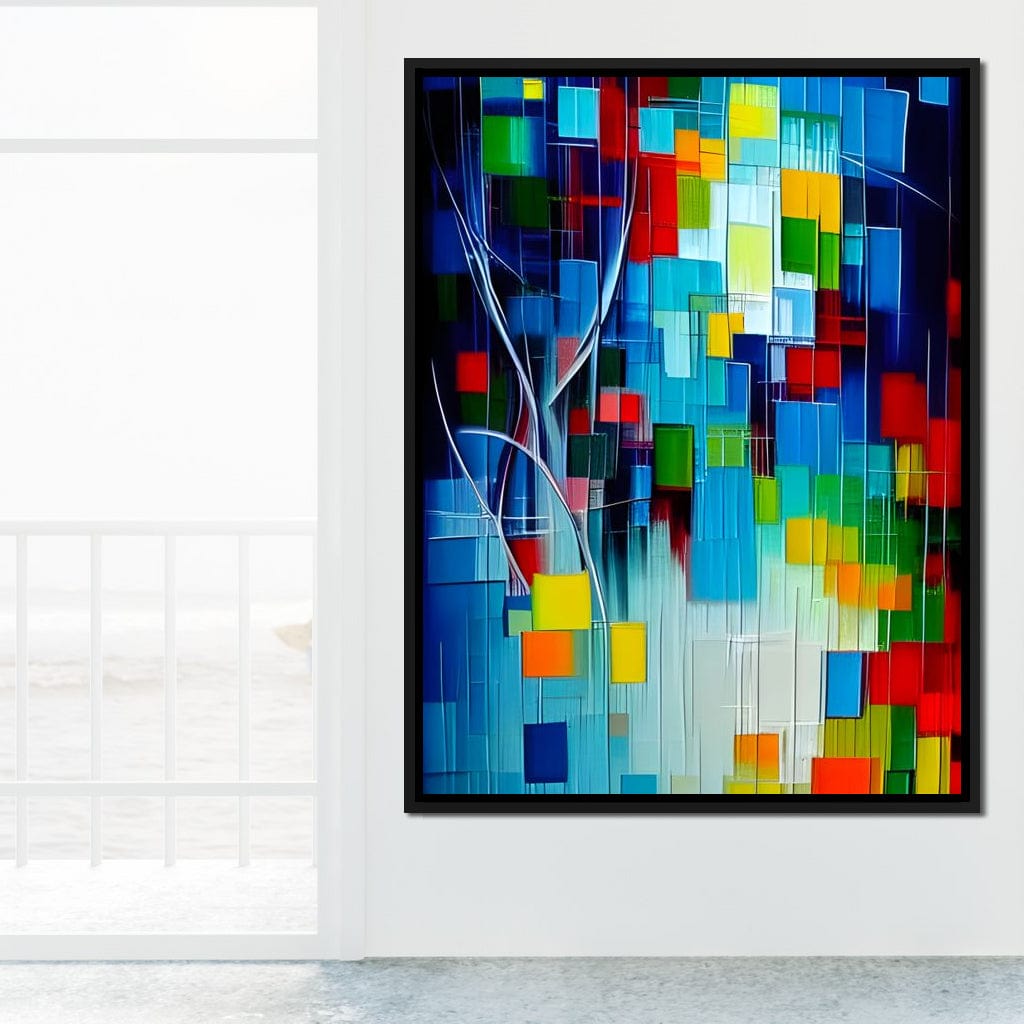 Colorful Contemporary Art 045 Canvas Wall Art