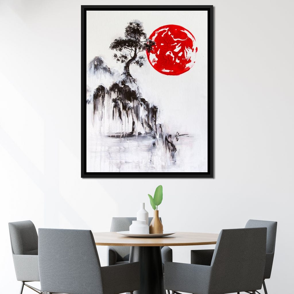 Japanese Tree Canvas Wall Art