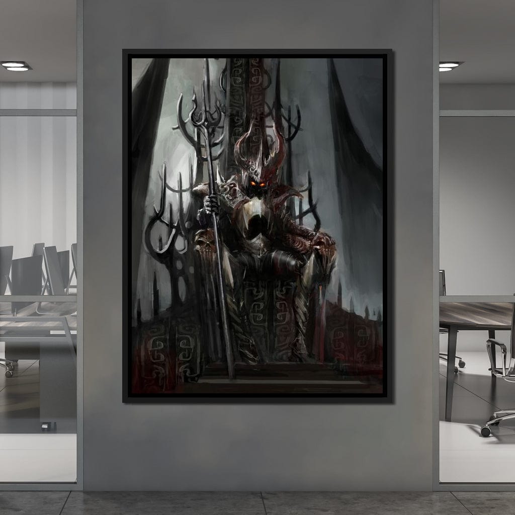 Death Knight Canvas Wall Art