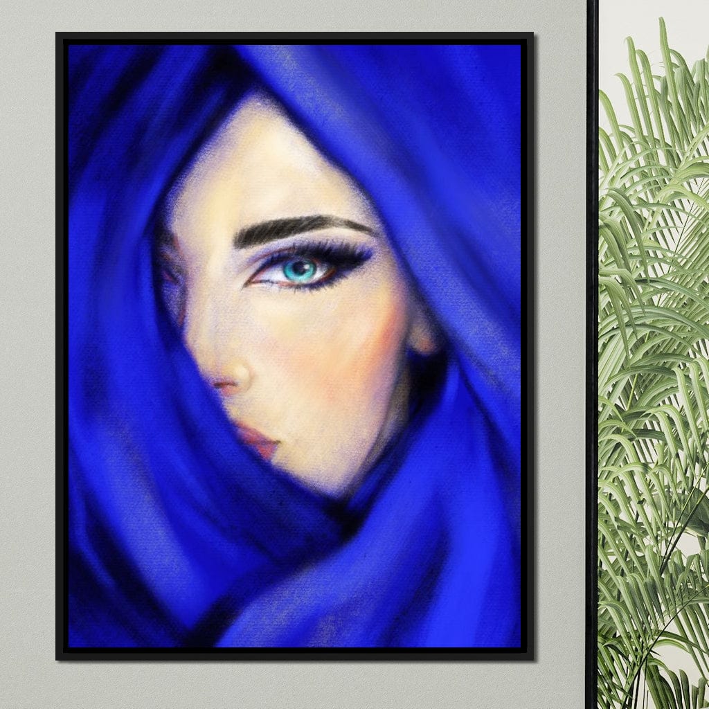 Blue Eye Canvas Wall Art