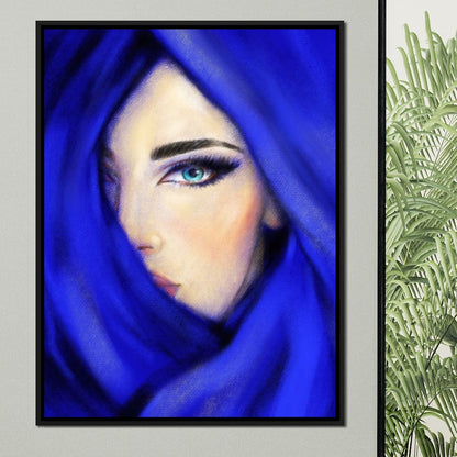 Blue Eye Canvas Wall Art