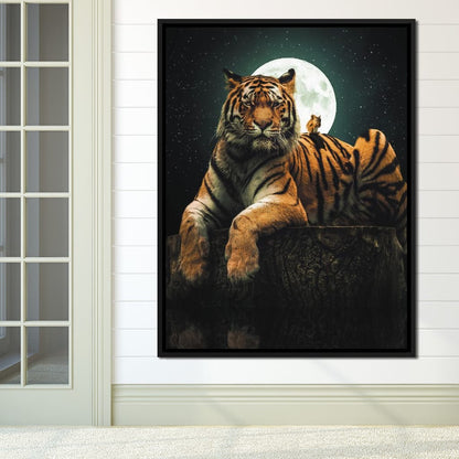 Tiger Squirel Canvas Wall Art