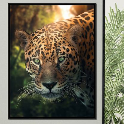Leopard Amazone Canvas Wall Art