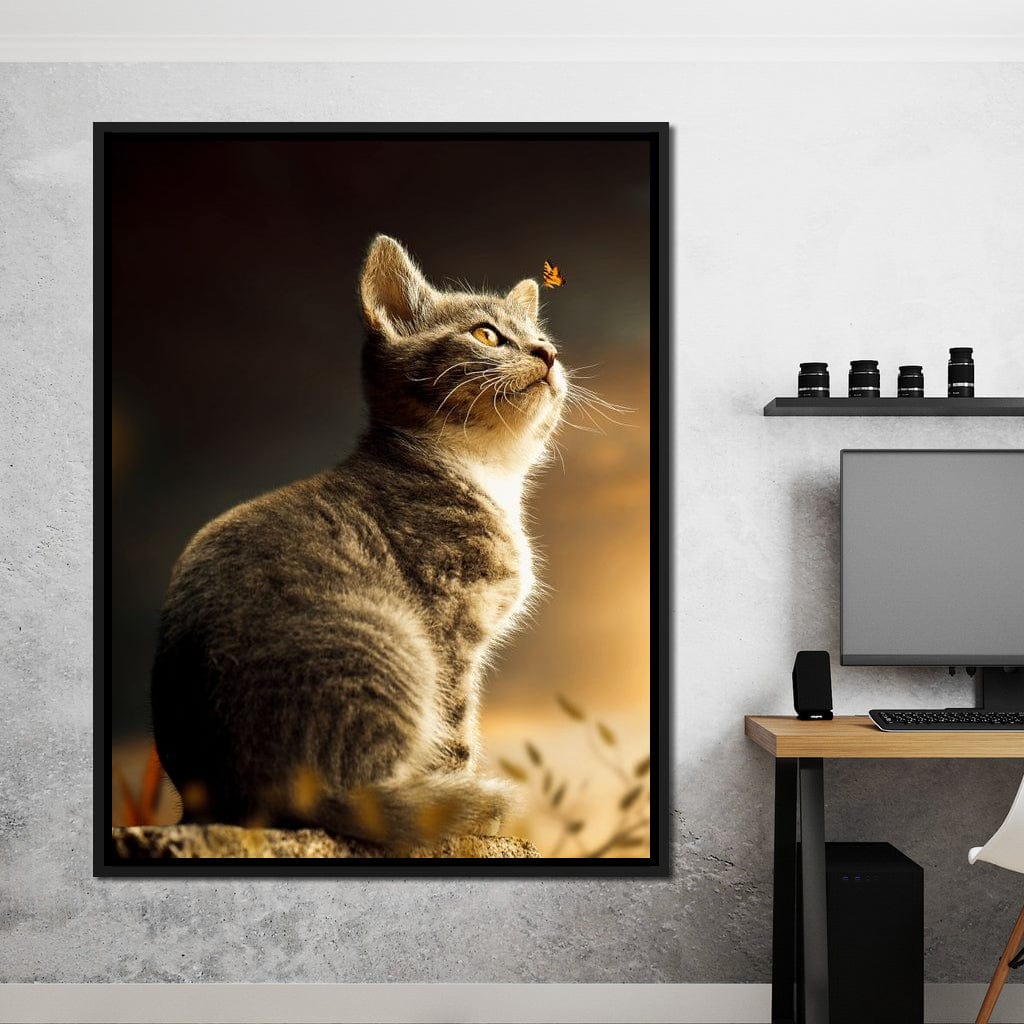 Cat Canvas Wall Art