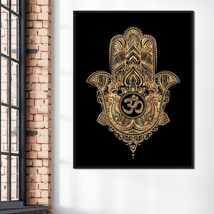 Hand of Fatima Canvas Wall Art