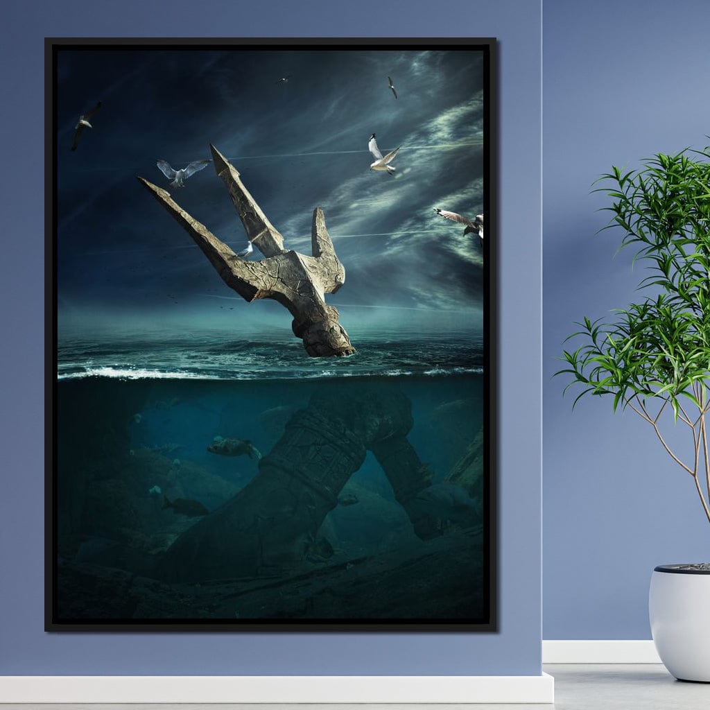 Last Hope - Poseidon Canvas Wall Art