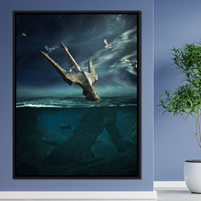 Last Hope - Poseidon Canvas Wall Art