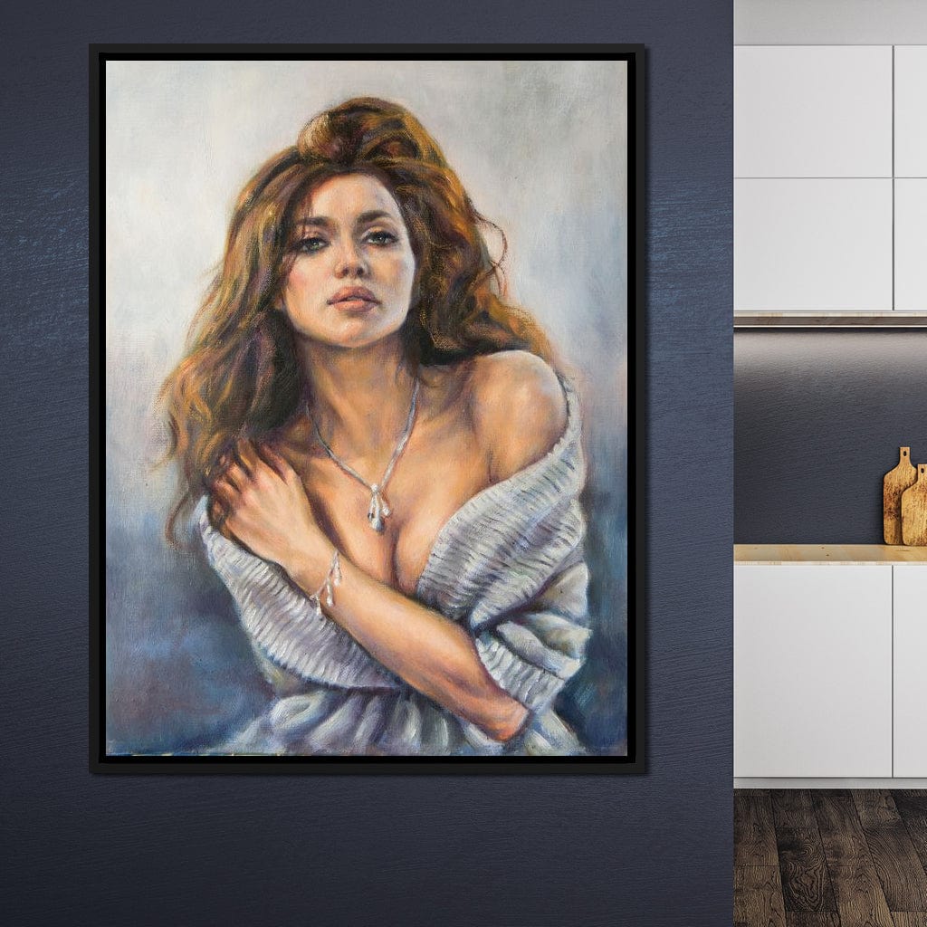 Sensual Portrait Canvas Wall Art