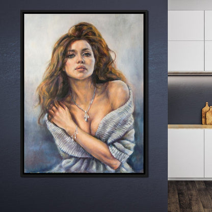 Sensual Portrait Canvas Wall Art