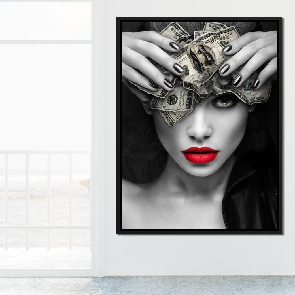 Mind On the Money Canvas Wall Art