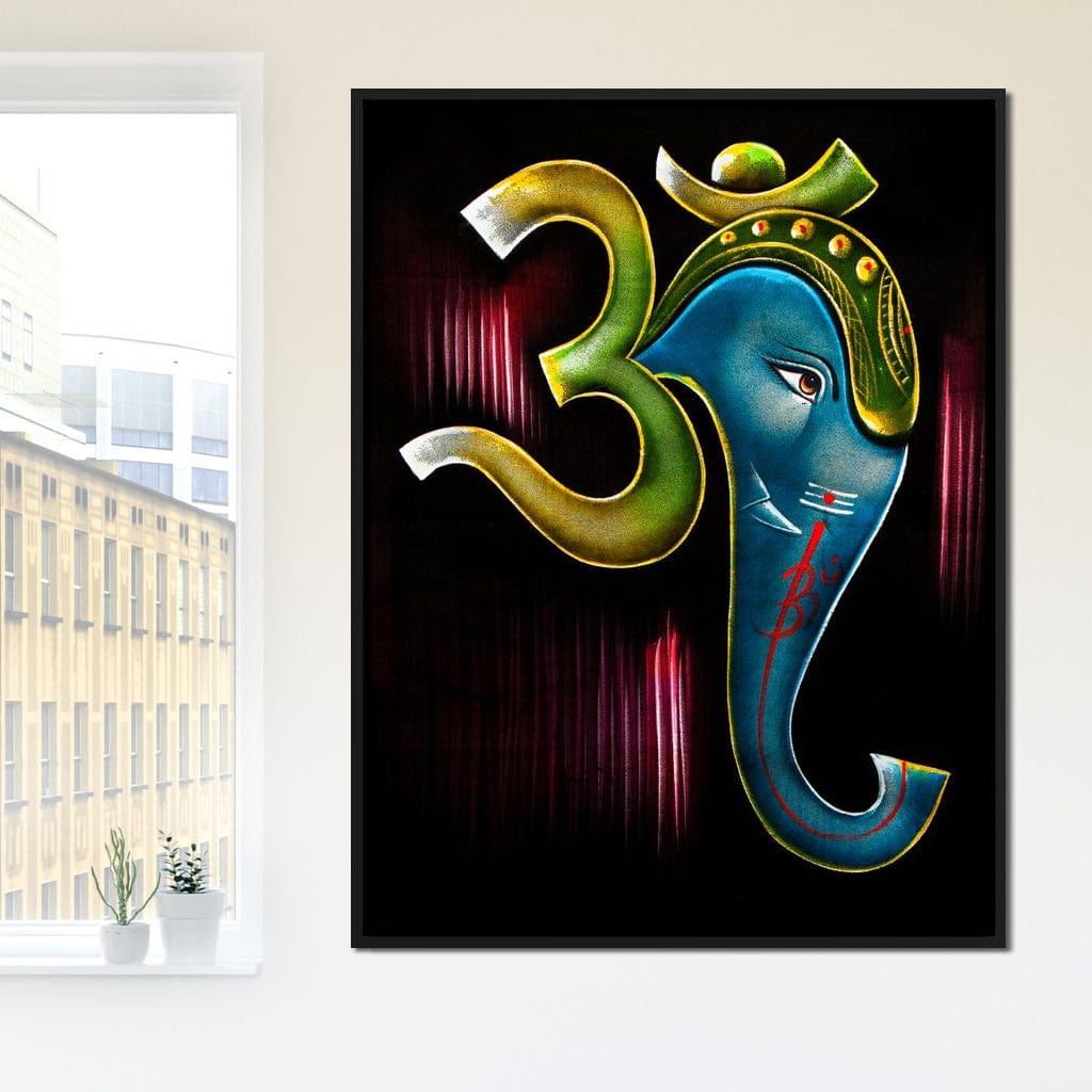 Ganesh Diwali Canvas Wall Art