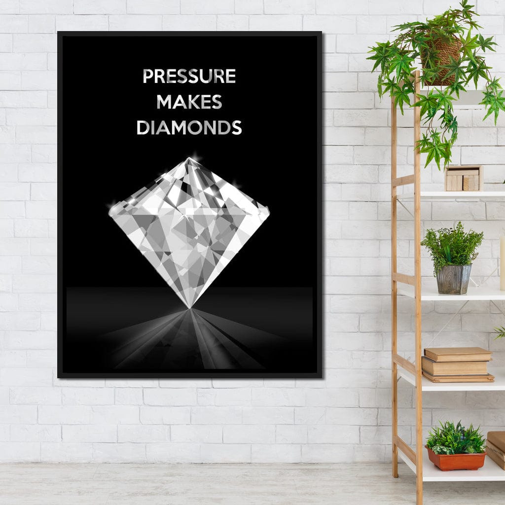 Pressure Makes Diamonds Canvas Wall Art