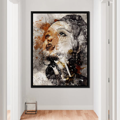 Woman Portrait Canvas Wall Art