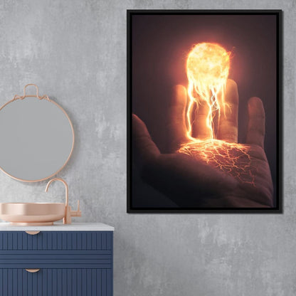Holding the Sun Canvas Wall Art