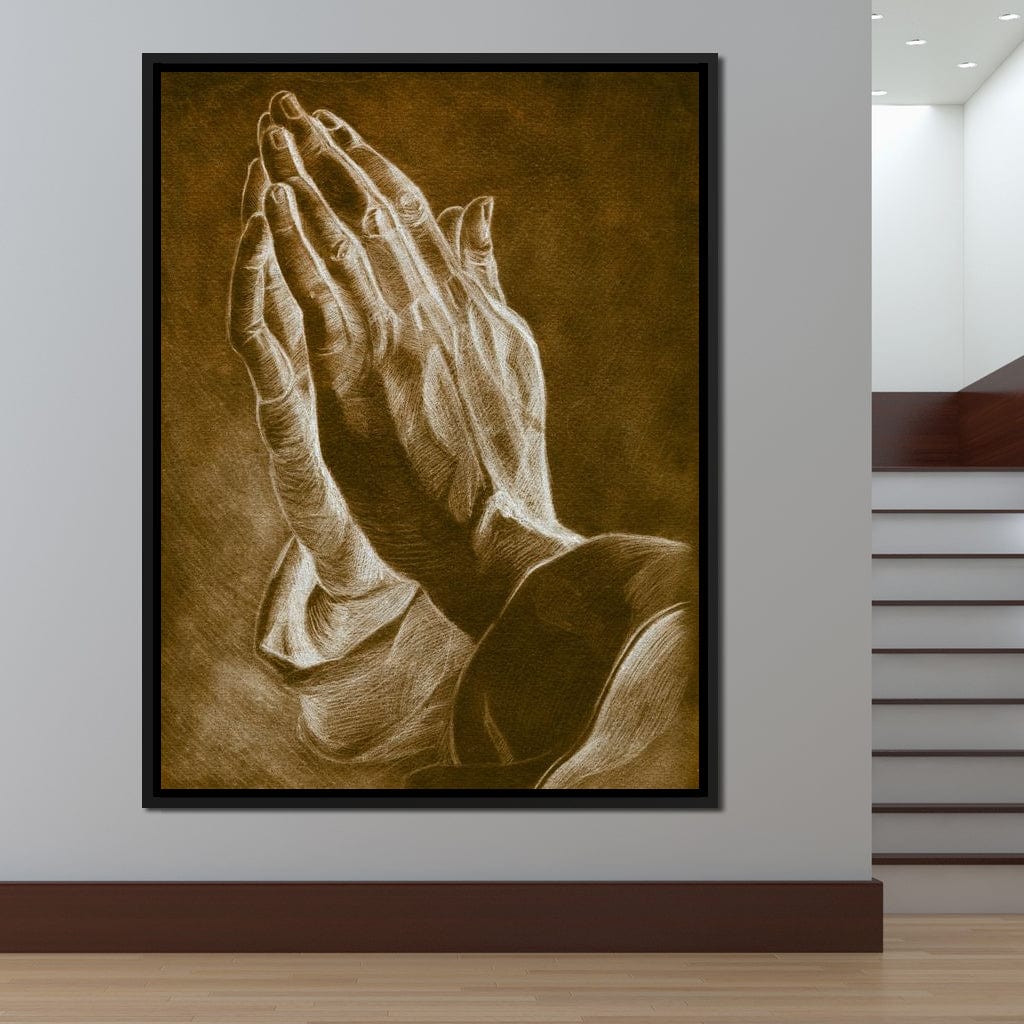 Praying Hands Canvas Wall Art