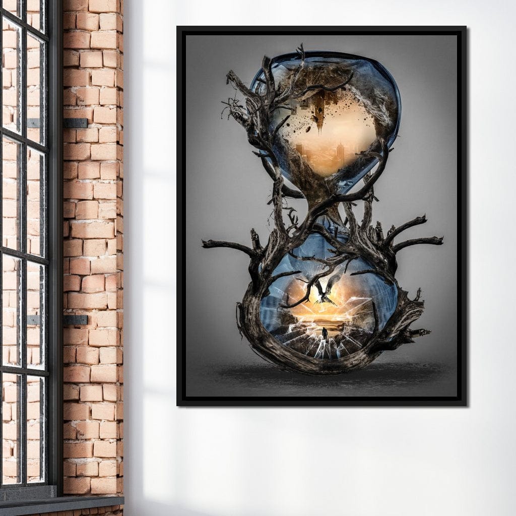 Hourglass Canvas Wall Art