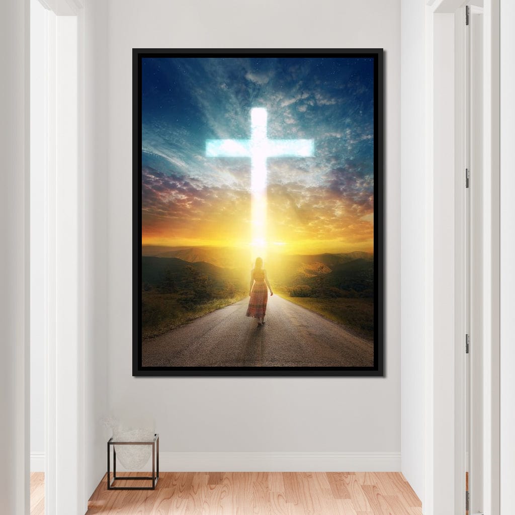 Faith Road Canvas Wall Art
