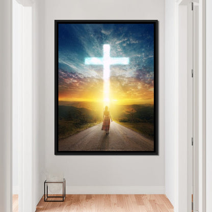 Faith Road Canvas Wall Art