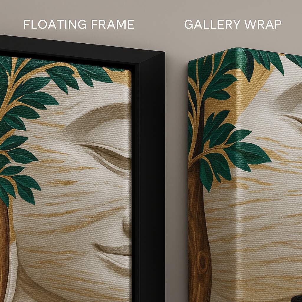Enlightened Tranquil Oasis Canvas Wall Art