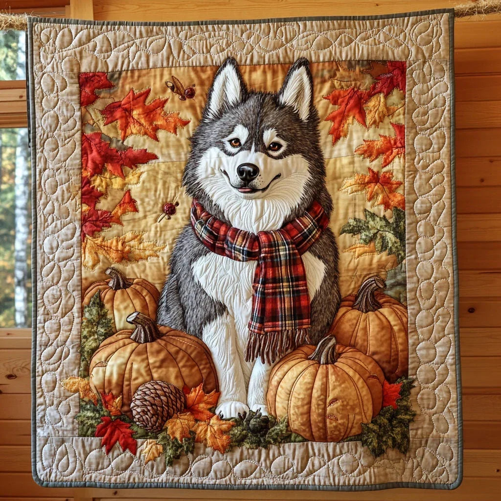 Acorn Guard Quilt Blanket
