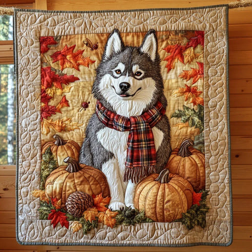 Acorn Guard Quilt Blanket