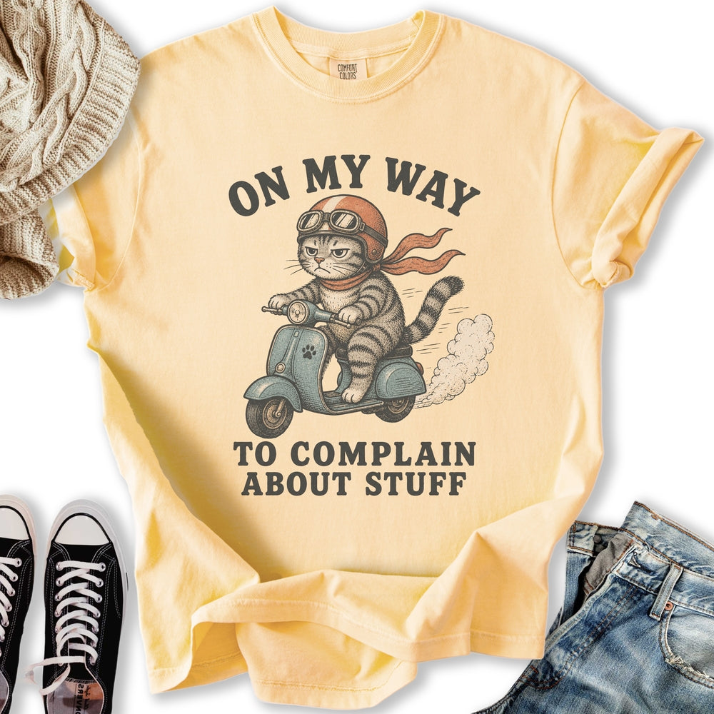 Complain About Stuff Cat Relaxed Tee